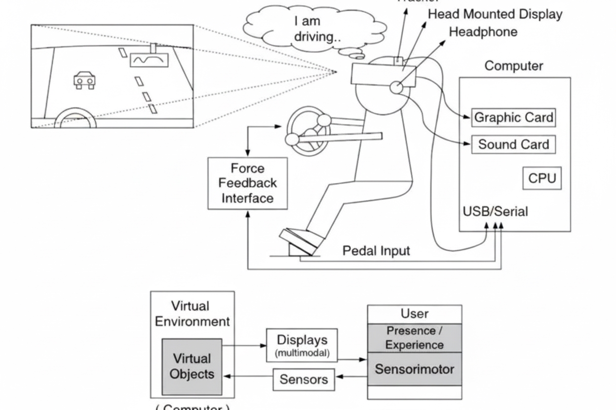 Driving simulator VR system