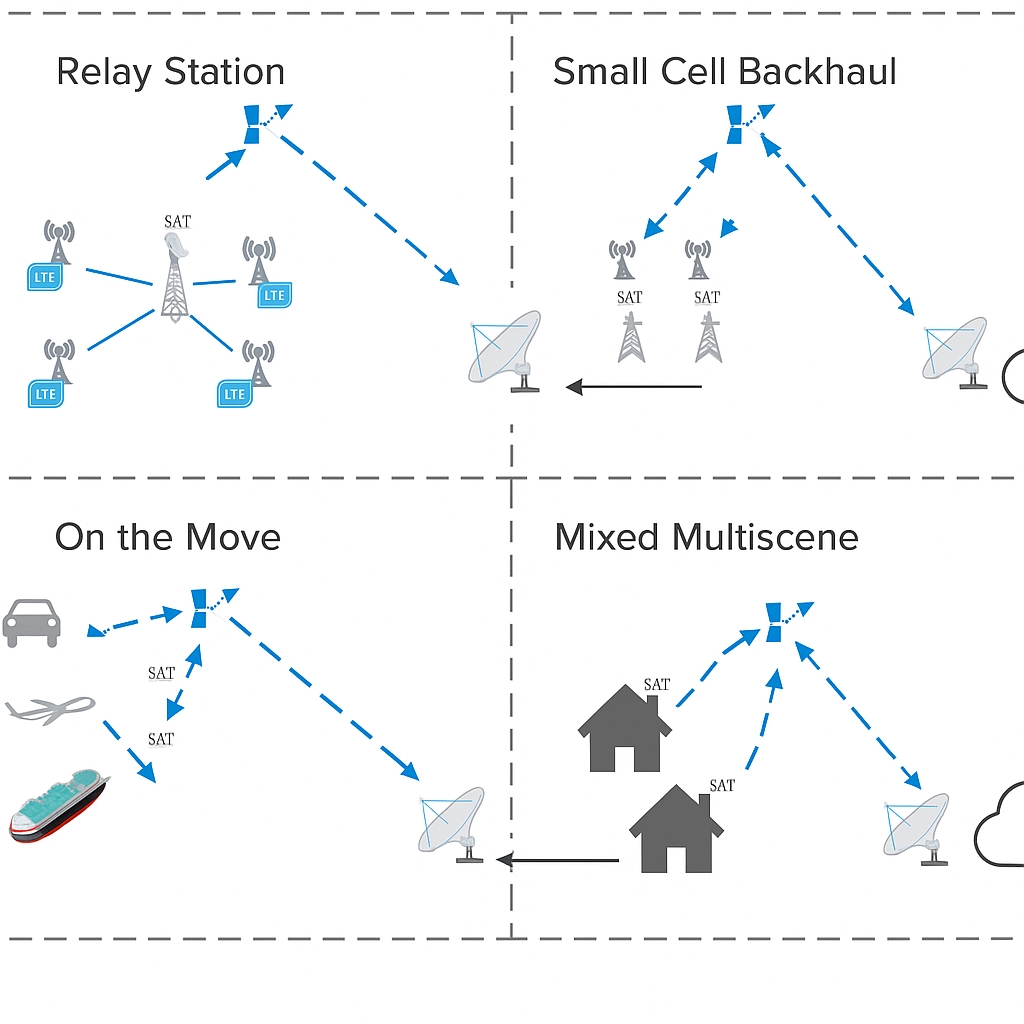 Satellite application scenarios