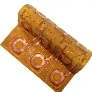 Flexible PCB in automotive dashboard for compact electronic systems.