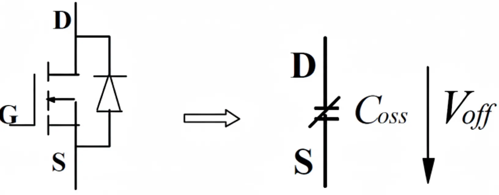 Forward cutoff equivalent circuit