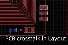 Crosstalk reduction with spaced traces in high-speed PCB design
