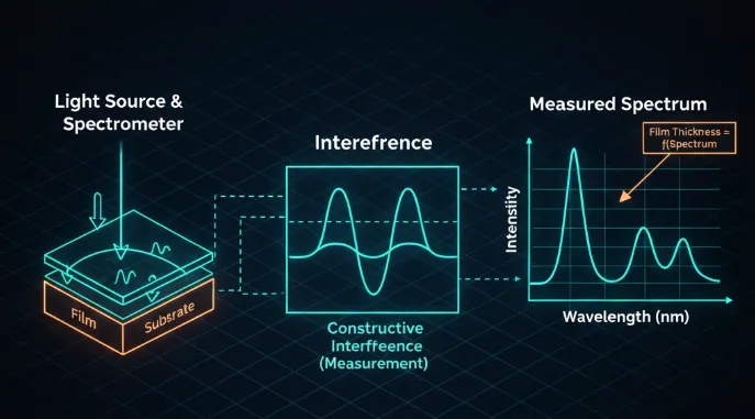 How Is Film Thickness Measured in Chip Fabrication?