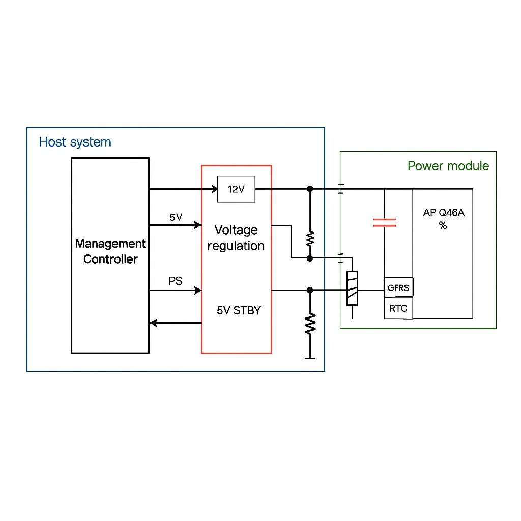 Typical host or system-side fuel gauge configuration