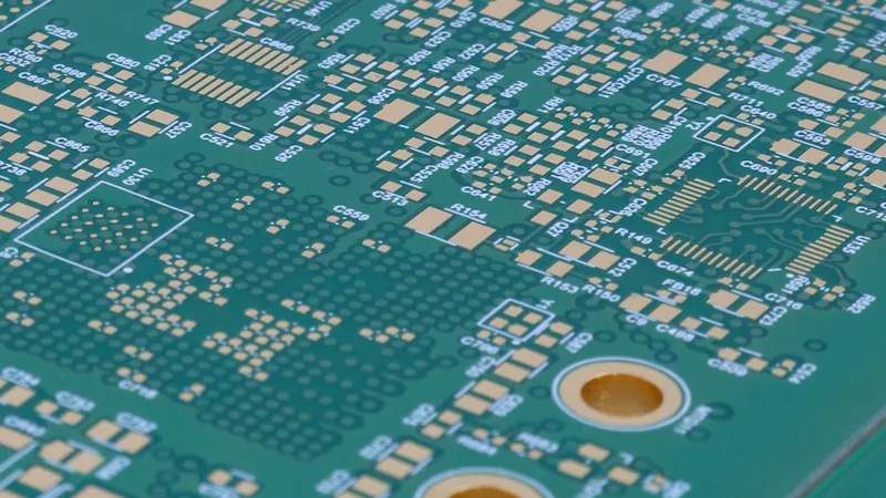 High-density PCB design with impedance control challenges.