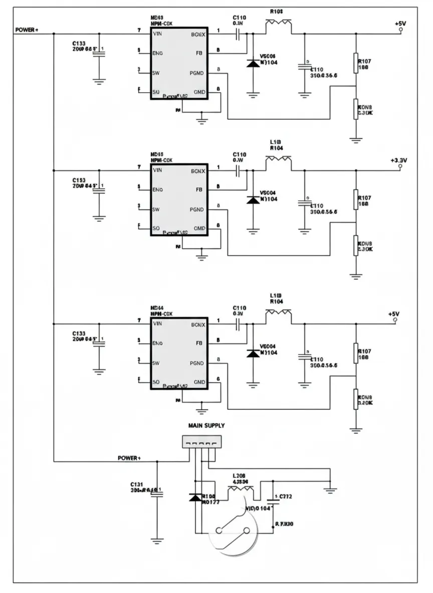 Low-voltage power circuit