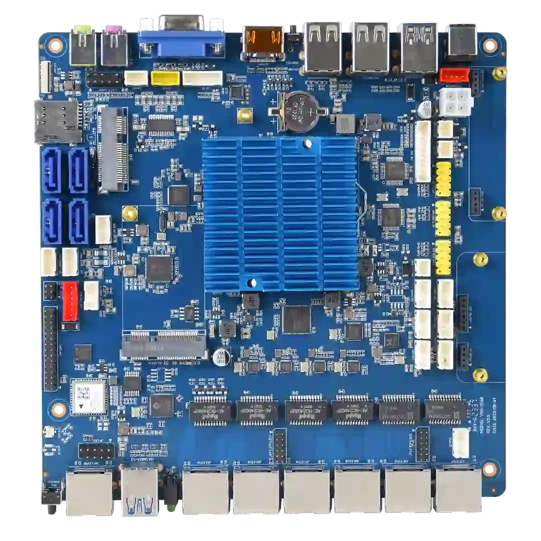 VNS-3568 Mini-ITX Board with Six Gigabit Ethernet
