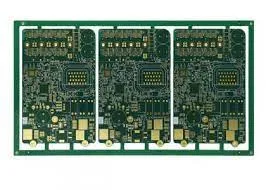 Finished multi-board PCB panel using FR4 material