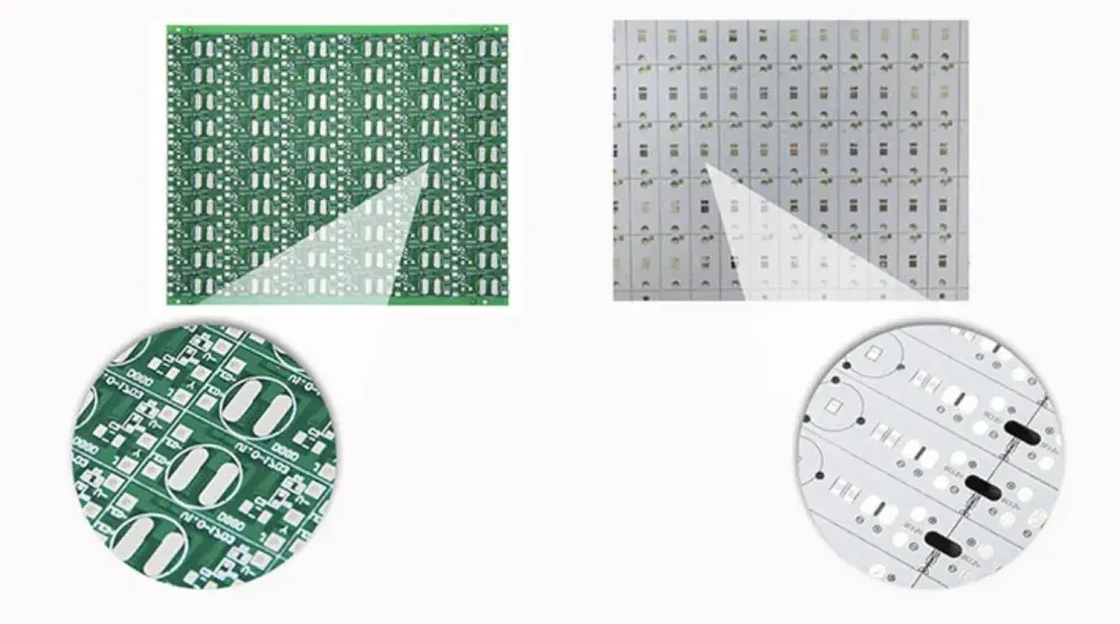 Comparison of FR4 and metal core PCB structures for wind turbine applications
