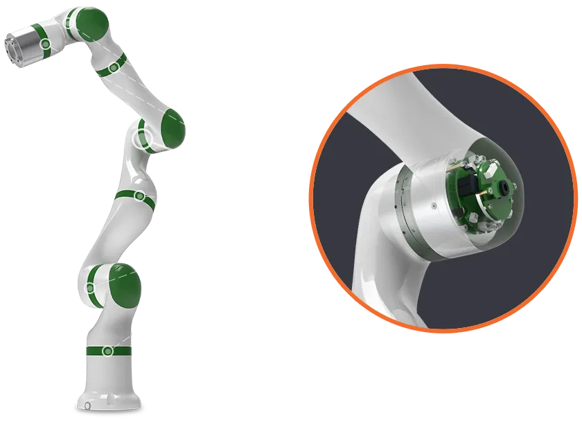 Robotic Joint with Integrated Flex PCB
