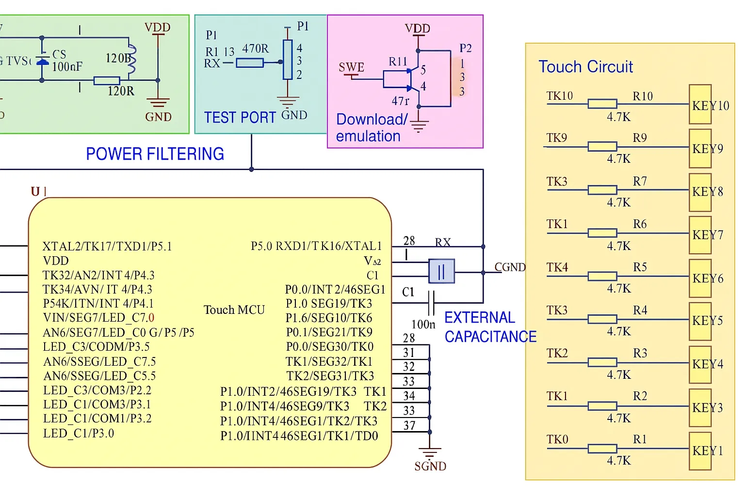 Using Zhongying Touch Module