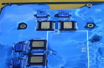 SMD PCB with conformal coating for electronics protection