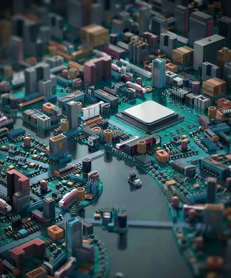Futuristic electronics project with upgradable PCB for advanced design