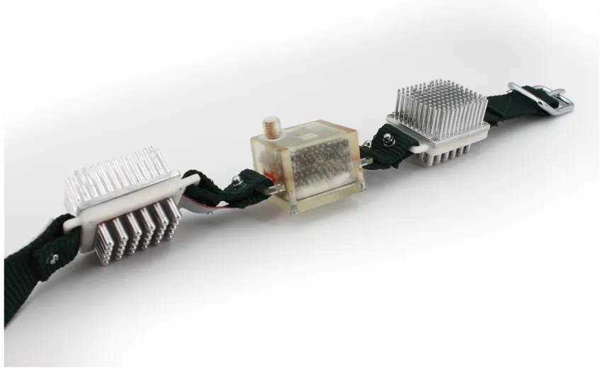 Pet tracker with solar energy harvesting panel on collar