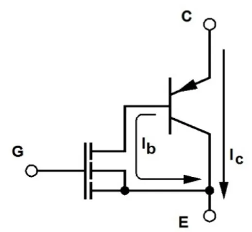 IGBT conduction currents