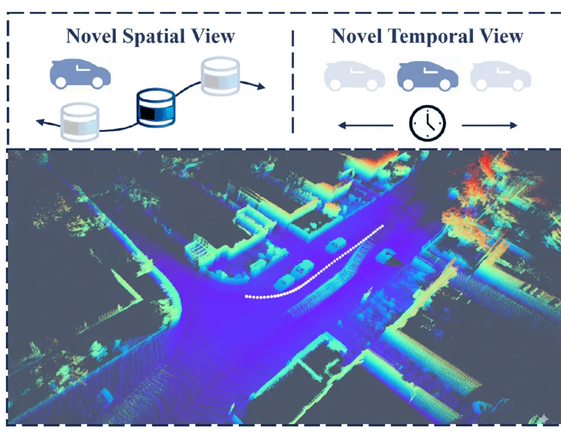 Dynamic scenes of LiDAR point clouds in autonomous driving