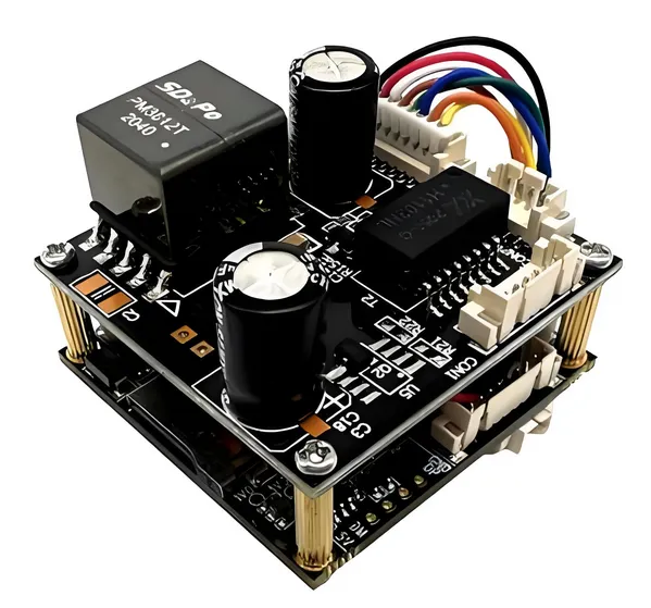 Completed security camera PCB