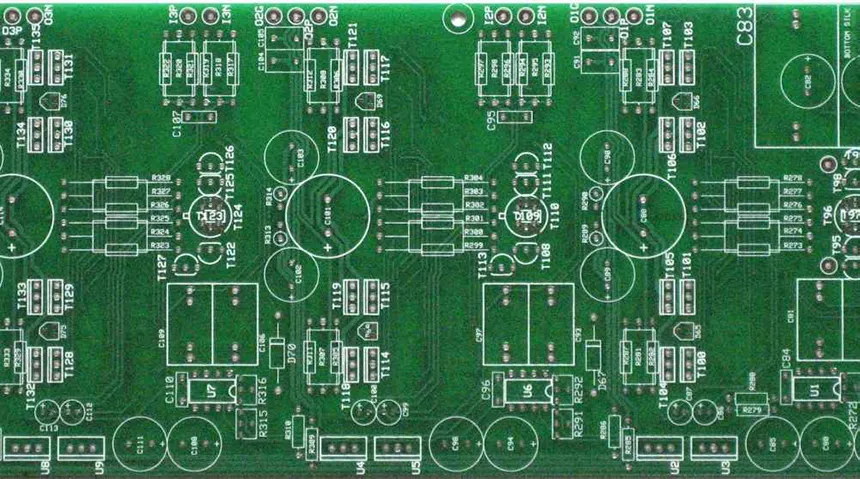 High-density PCB with optimized silkscreen markings for small components
