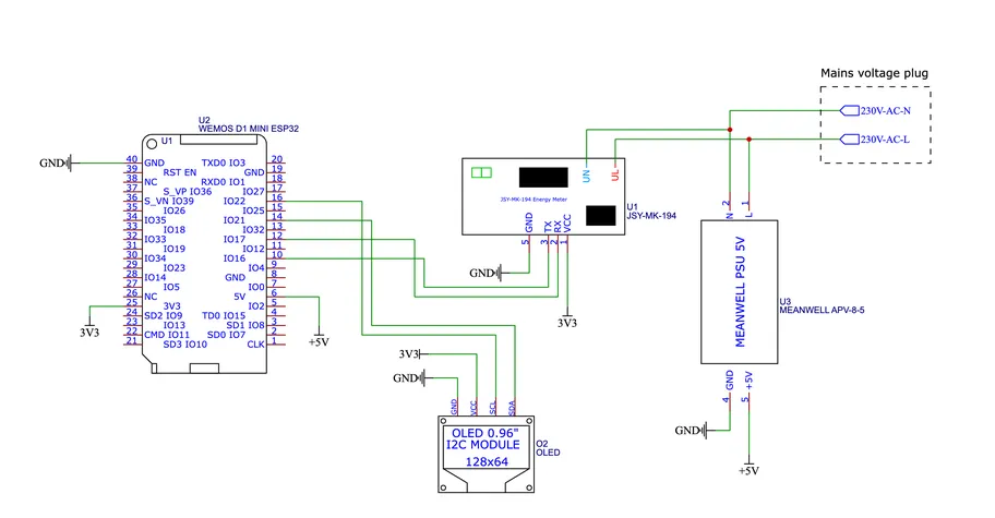 Smart meter PCB layout for DIY energy monitoring system