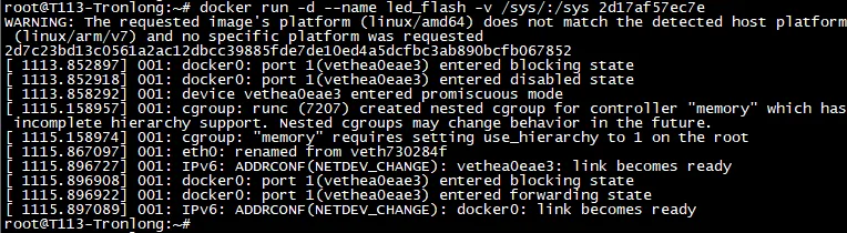 Run container