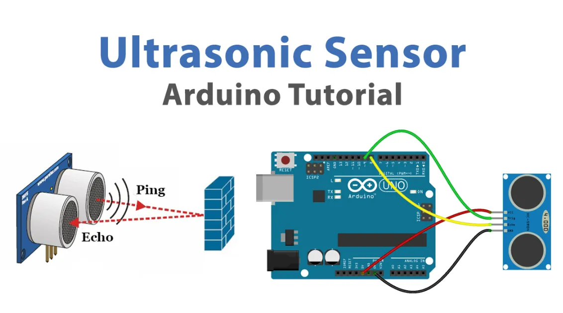 Components for ultrasonic sensor Arduino project