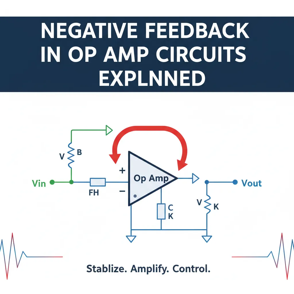 Negative Feedback in Op Amp Circuits Explained
