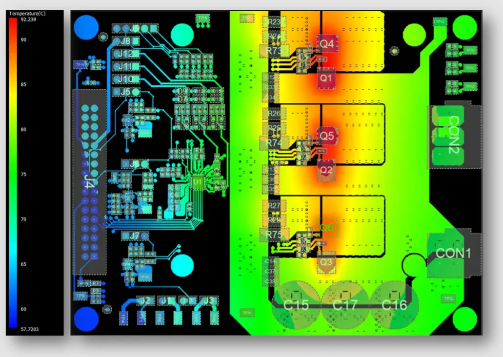 High-efficiency PCB power supply design for warehouse automation