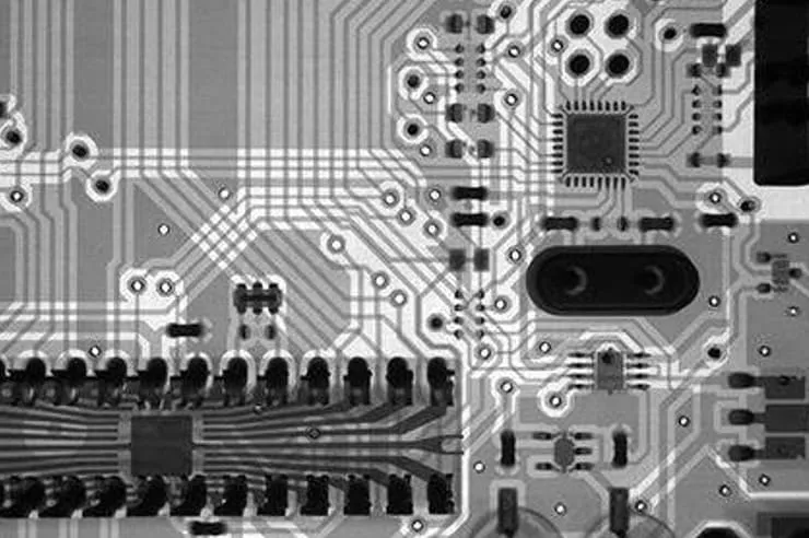 X-ray inspection of PCB solder joints