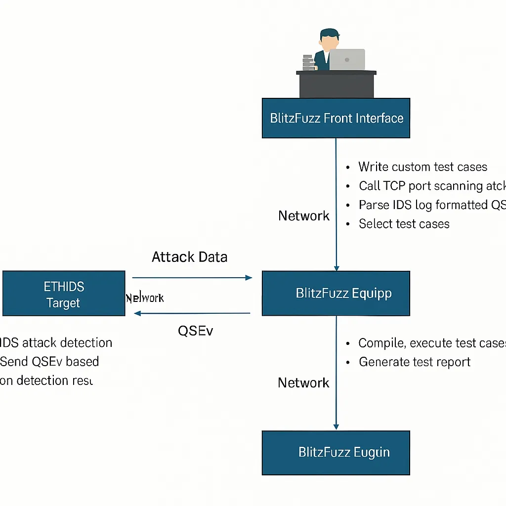 Figure 7: BlitzFuzz IDS testing diagram