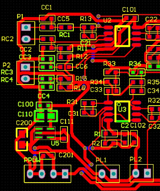 Online PCB design software interface for custom dimensions.