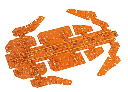 Bendable PCB for vehicles in automotive lighting design