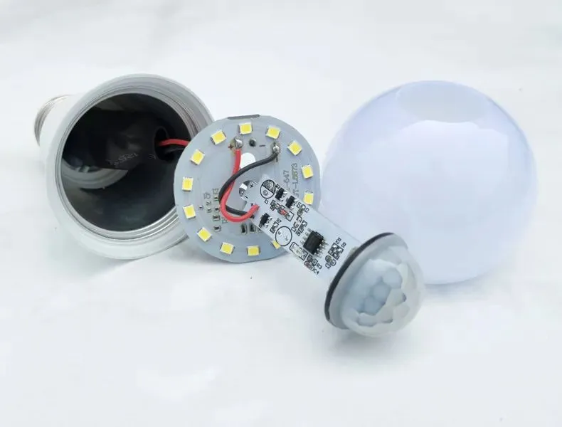 Fresnel lens on PIR sensor