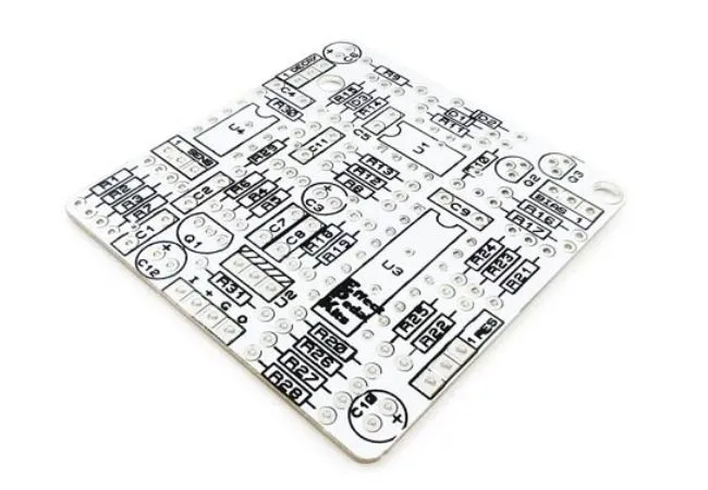 White-PCB black silkscreen