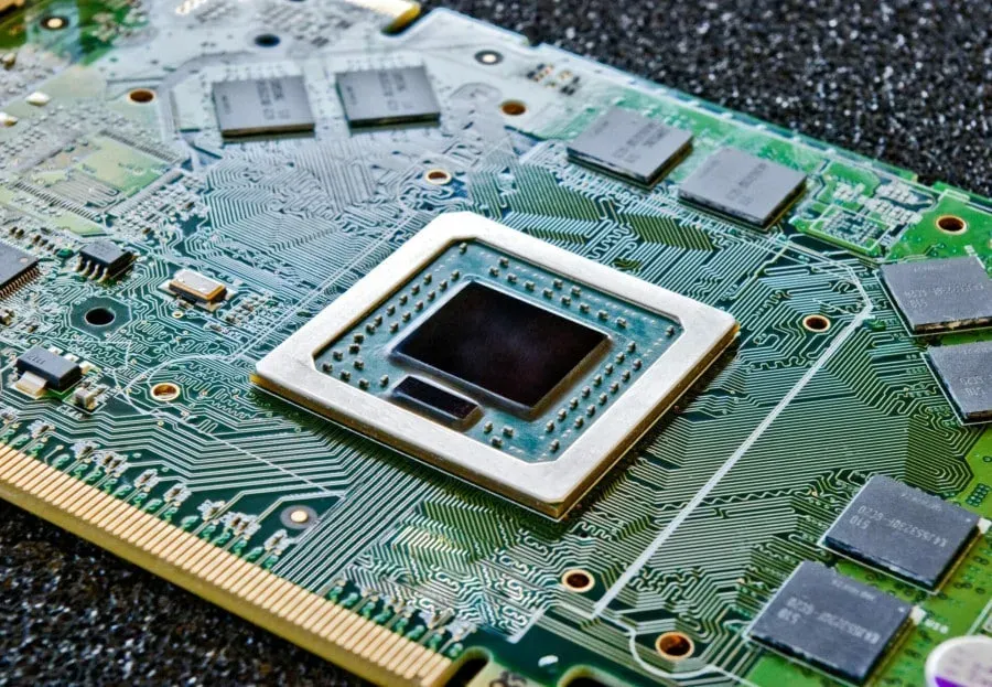 Miniaturized 8-layer PCB design with microvias and compact components