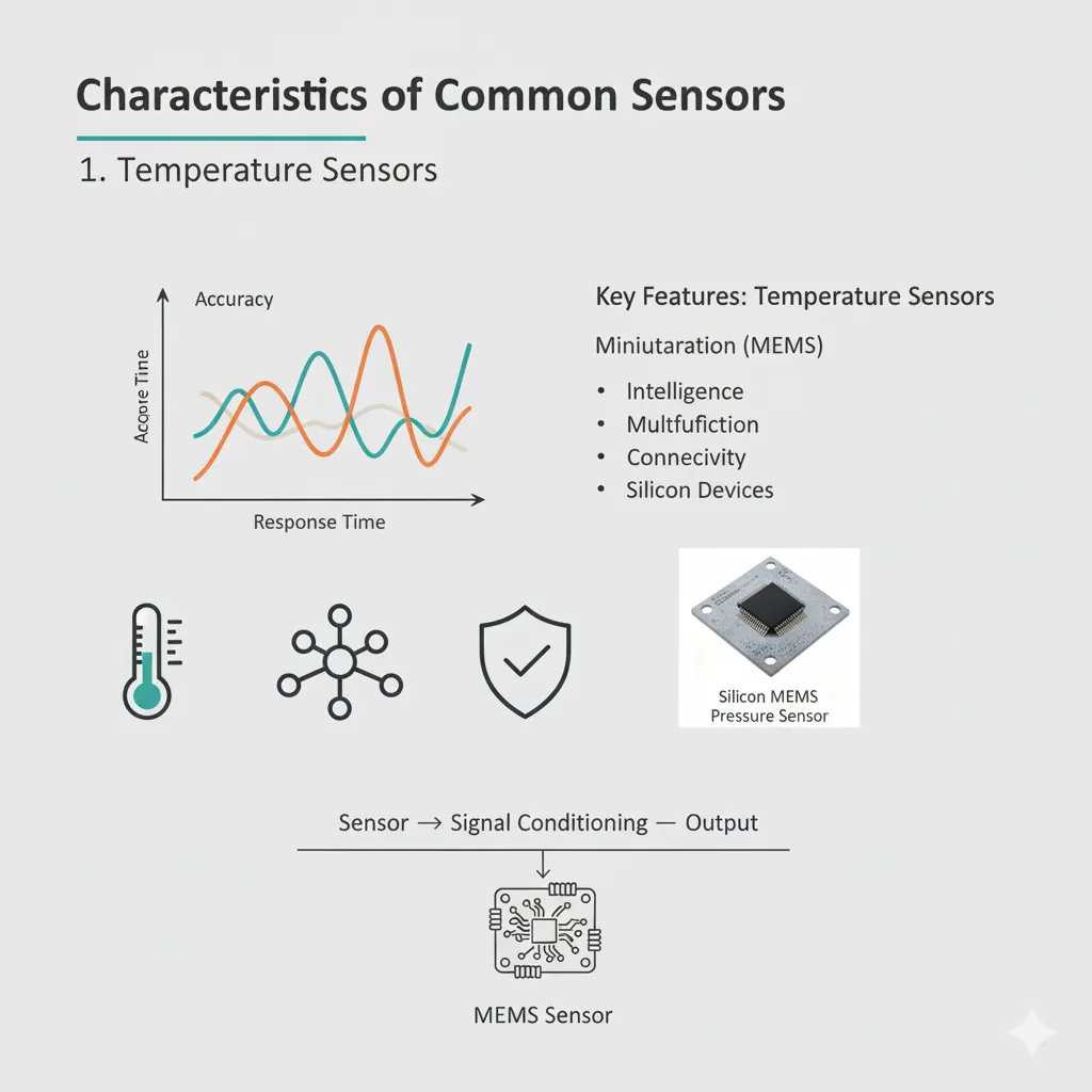 Characteristics of Common Sensors