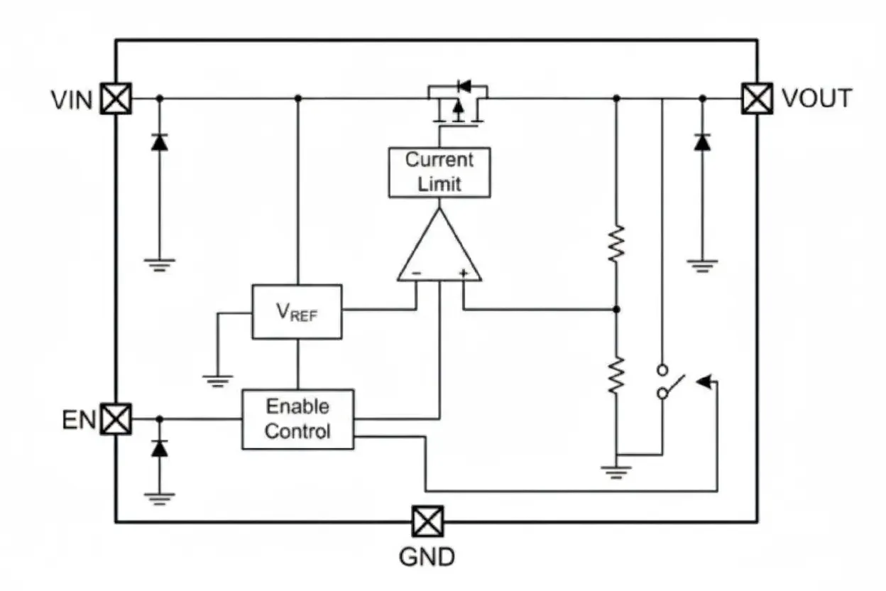 LDO efficiency diagram