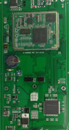 ADAS PCB with key components for automotive safety systems.