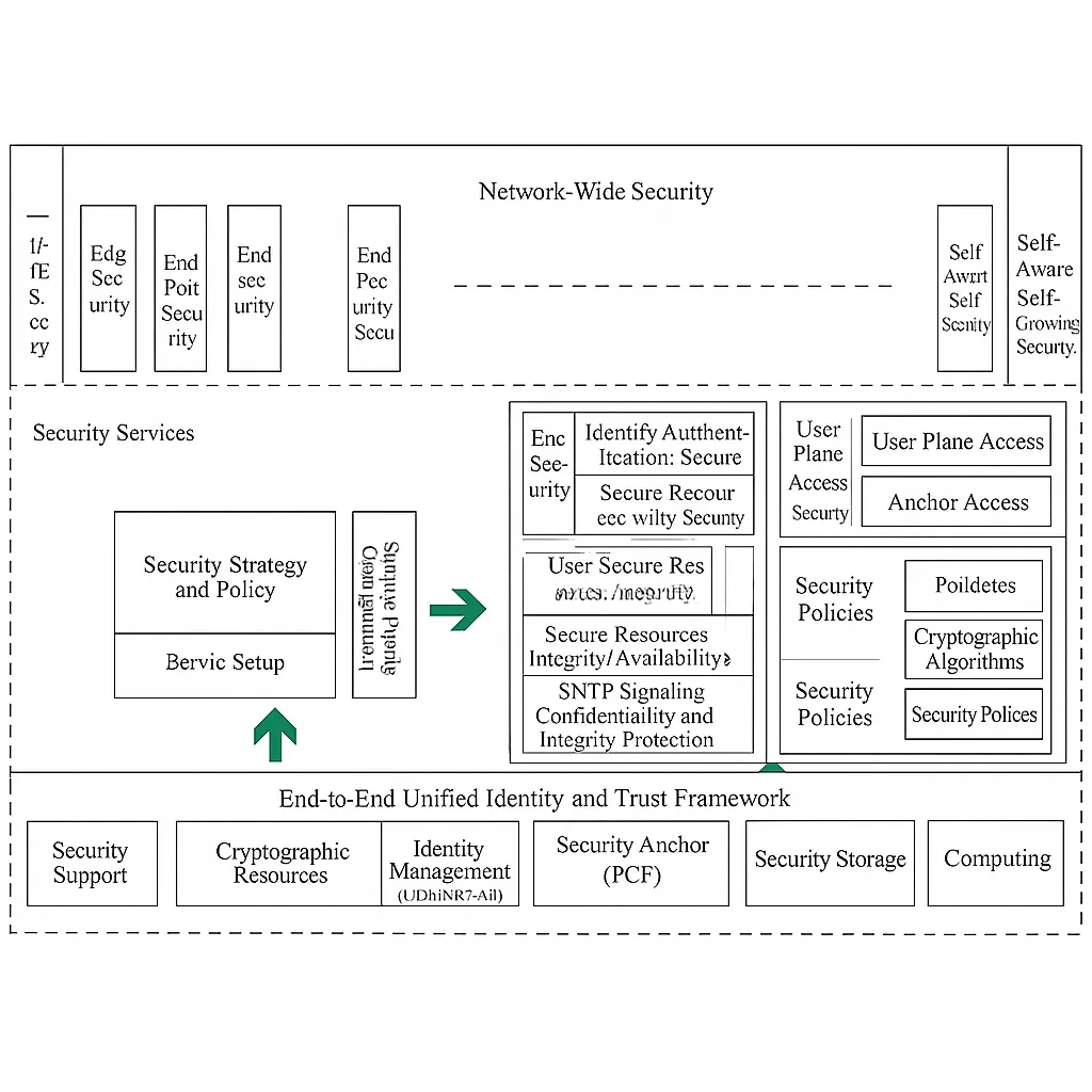 5G/6G space-ground integrated network security architecture