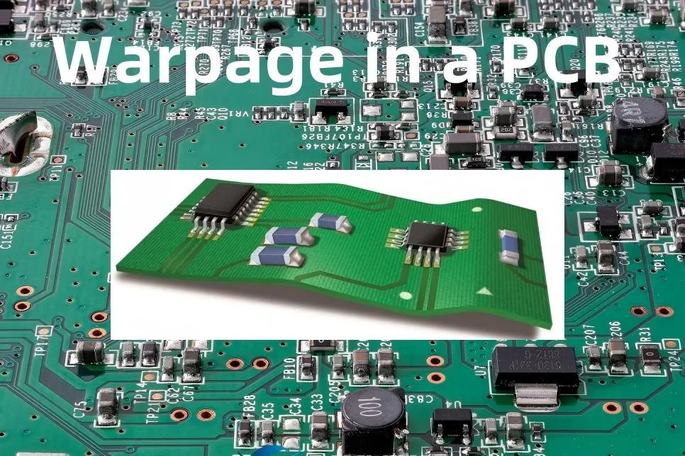 Warped PCB panel highlighting common panelization issues