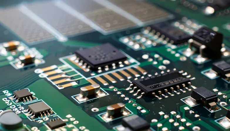 Financial hardware PCB in ATM showing critical components