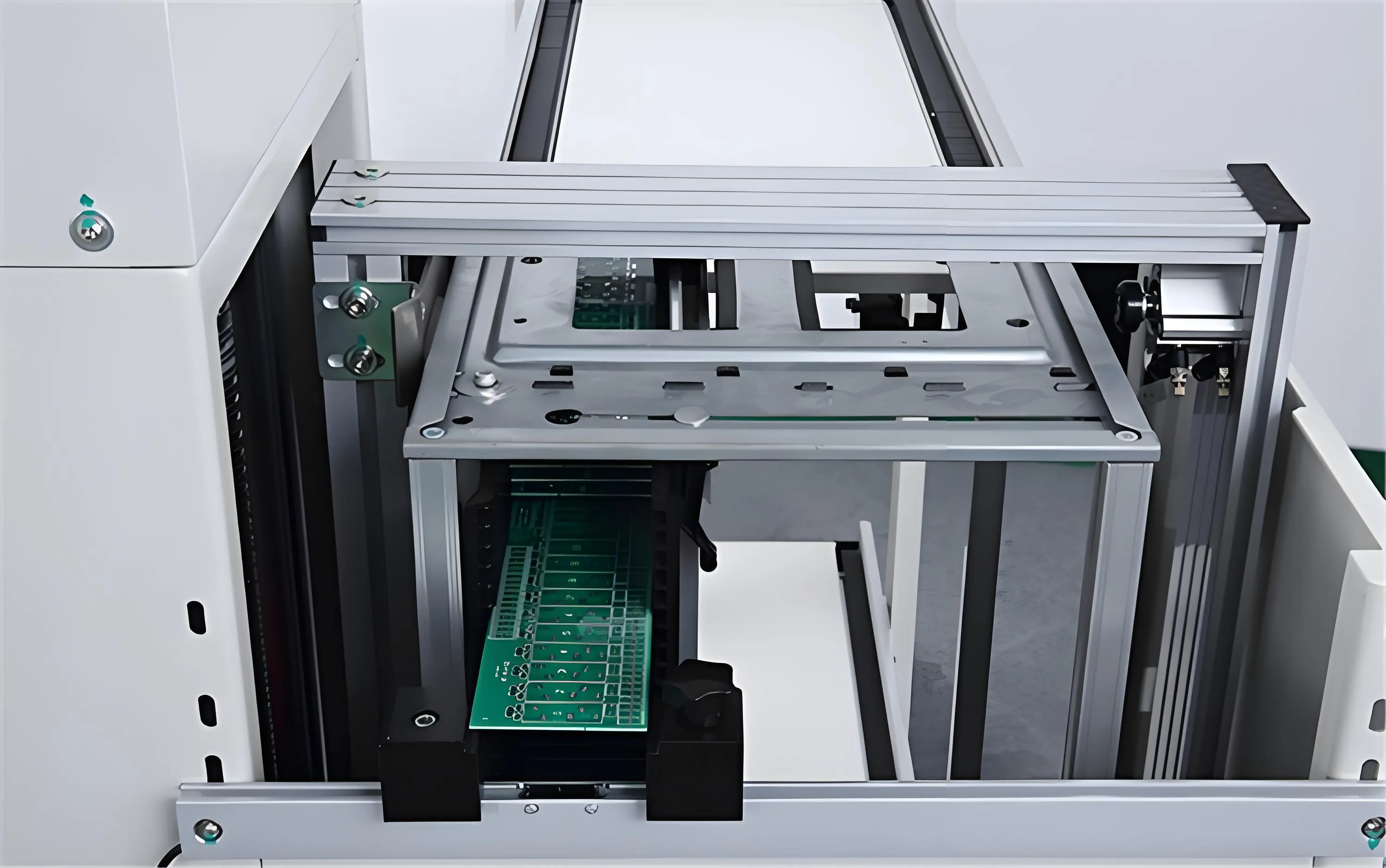 Reflow oven soldering a double-sided SMT board