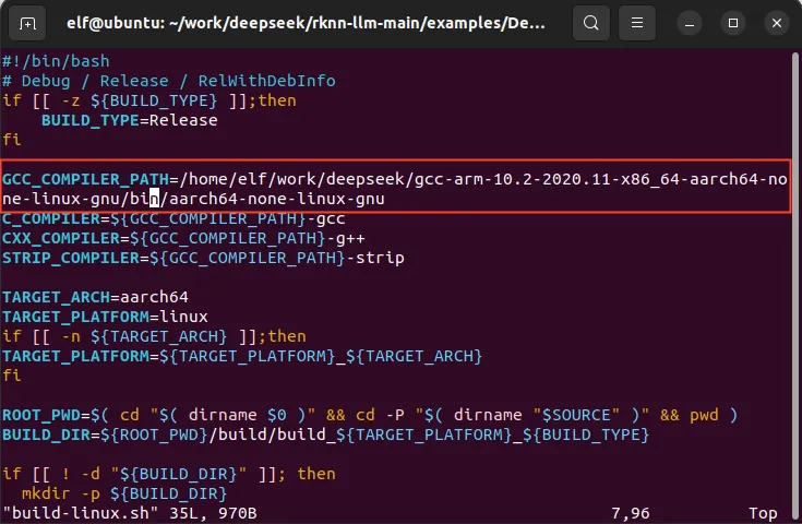 Specify cross-compiler path