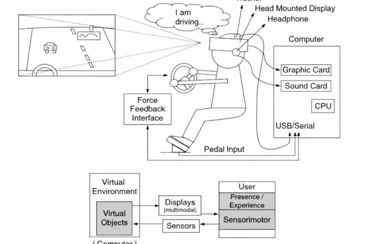 Driving simulator VR system