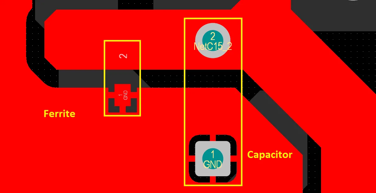 EMI Filtering on Single-Layer PCB