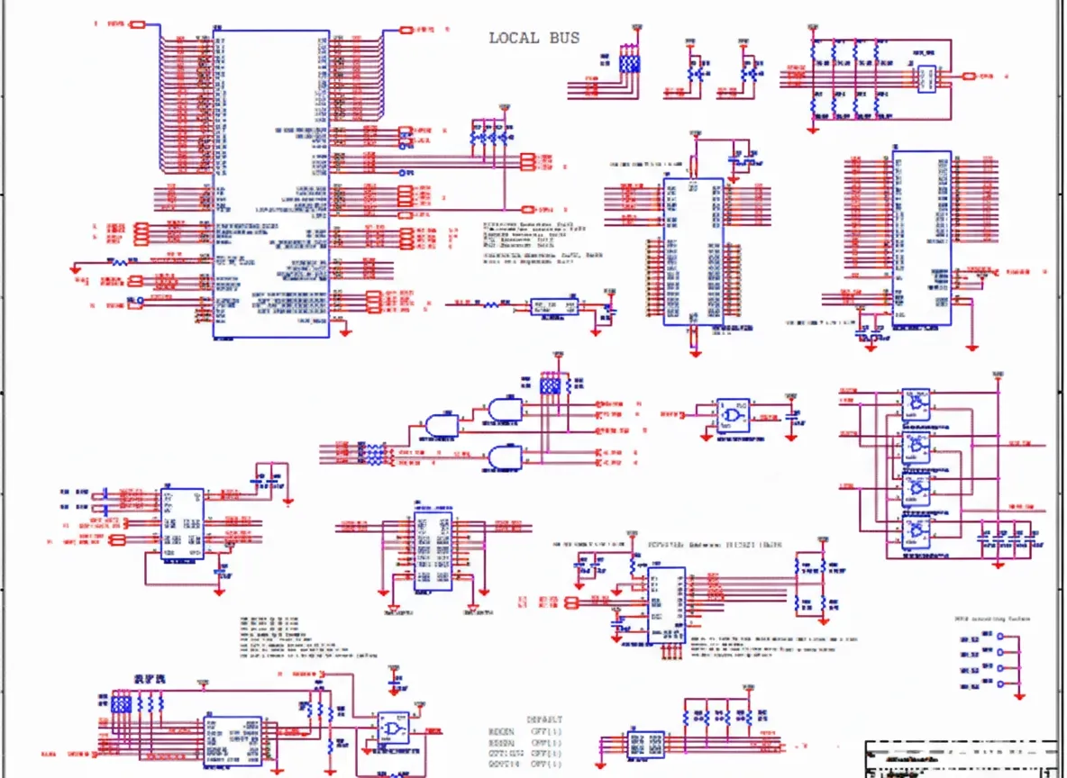 MPC8308-RDB schematic page 1