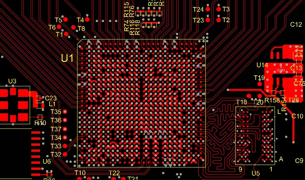 HDI_PCB_BGA_Fanout_Routing