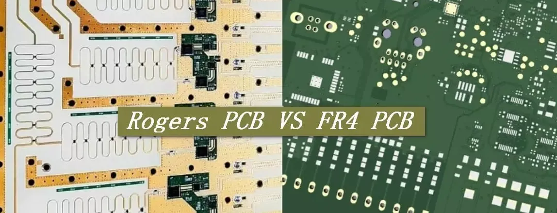 Comparison of PCB substrate materials like FR-4 and high-frequency laminates.