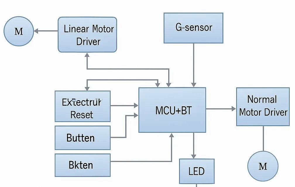 Smart wristband system diagram