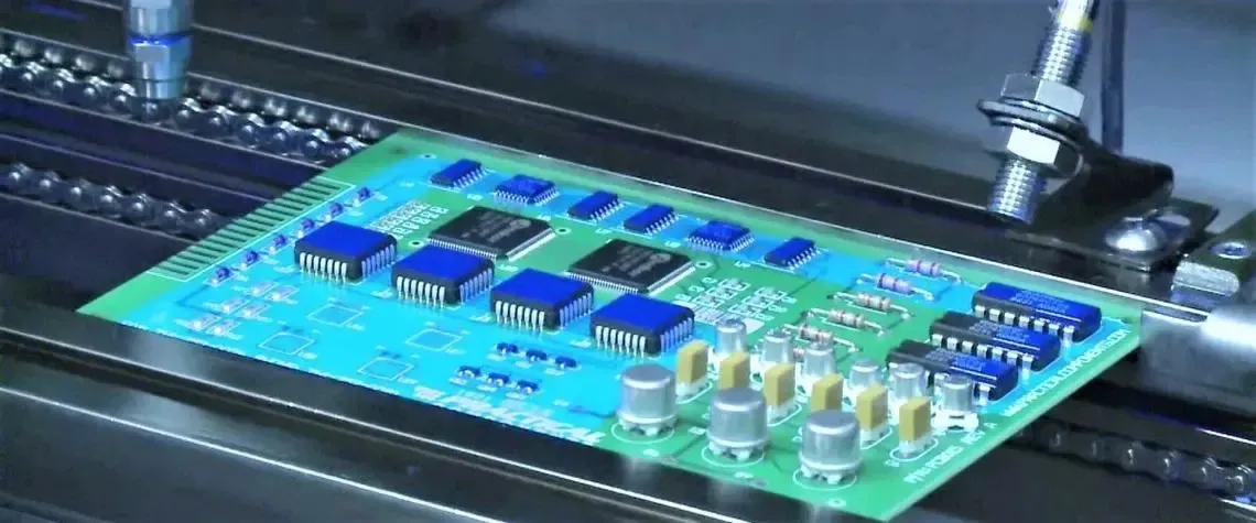 UV curable conformal coating process on PCB production line