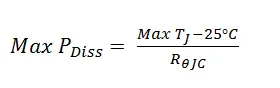 CSD18536KCS absolute maximum ratings table