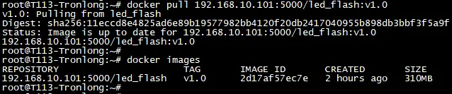 Pull image and list images
